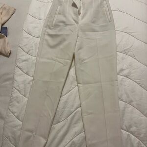 Zara Cream Women's Trousers